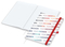Notizbuch Match-Book Naturpapier-Hardcover individuell bedruckt, DIN A4, Papierfarbe/Lineatur Hochweiß/Winkelkaro, Einband-Papierfarbe Weiß