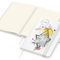 Notizbuch Match-Book Naturpapier-Hardcover individuell bedruckt, DIN A5, Papierfarbe/Lineatur Cremefarben/Punktraster, Einband-Papierfarbe Weiß
