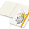 Notizbuch Match-Book Naturpapier-Hardcover individuell bedruckt, DIN A5, Papierfarbe/Lineatur Cremefarben/Winkelkaro, Einband-Papierfarbe Weiß