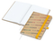Notizbuch Match-Book Naturpapier-Hardcover individuell bedruckt, DIN A5, Papierfarbe/Lineatur Hochweiß/Punktraster, Einband-Papierfarbe Braun
