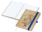 Notizbuch Match-Book Naturpapier-Hardcover individuell bedruckt, DIN A5, Papierfarbe/Lineatur Hochweiß/Punktraster, Einband-Papierfarbe Braun