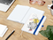 Notizbuch Match-Book Naturpapier-Hardcover individuell bedruckt, DIN A5, Papierfarbe/Lineatur Hochweiß/Winkelkaro, Einband-Papierfarbe Weiß