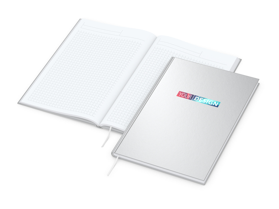Notizbuch Note-Book EXPRESS Ecken spitz Hardcover matt-farbig, DIN A4