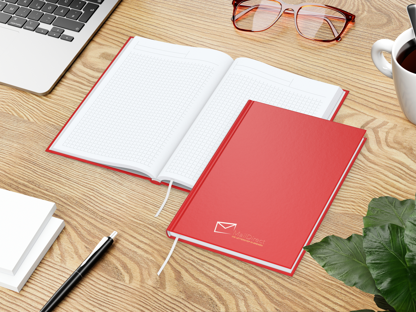 Notizbuch Note-Book EXPRESS Ecken spitz Hardcover matt-farbig, DIN A5