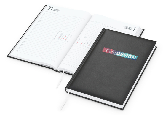 Tageskalender Image Mo.–Fr. je 1 Seite 352 Seiten Kunstleder-Hardcover, Siebdruck-Digital inkl.