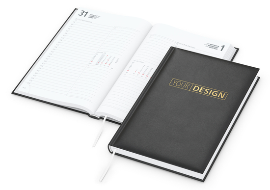 Tageskalender Image Mo.–Fr. je 1 Seite 352 Seiten Kunstleder-Hardcover, Goldprägung inkl.