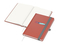 Notizbuch Organic-Book RECYCLING Apfelleder-Hardcover farbig A5, Lineatur Punktraster, Material-Infoblatt nein, Siebdruck-Digital inkl.