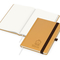 Notizbuch Organic-Book RECYCLING Apfelleder-Hardcover farbig A5, Lineatur Punktraster, Material-Infoblatt nein, Blindprägung inkl.