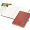 Notizbuch Organic-Book RECYCLING Apfelleder-Hardcover farbig A5, Lineatur Punktraster, Material-Infoblatt ja, Blindprägung inkl.