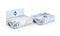 Haftnotiz-Box Pop-Up-Box Haftnotizblöcke weiß Karton-Box individuell bedruckt, 100 × 72 mm, Blattanzahl 250, Haftzettel-Gestaltung individuell
