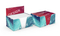Haftnotiz-Box Pop-Up-Box Haftnotizblöcke weiß Karton-Box individuell bedruckt, 100 × 72 mm, Blattanzahl 500, Haftzettel-Gestaltung weiß