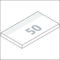 Haftnotizblock Basic RECYCLING 50 Haftzettel, 125 × 72 mm