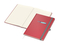 Notizbuch Vision-Book Kunstleder-Hardcover matt-farbig, DIN A4, Papierfarbe/Lineatur Cremefarben/Winkelkaro, Siebdruck-Digital inkl.