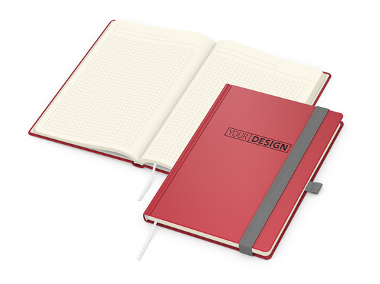 Notizbuch Vision-Book Creme A5 Bestseller inkl. Prägung