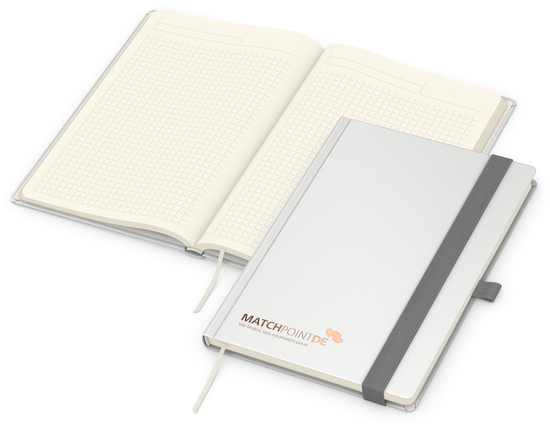 Notizbuch Vision-Book Creme A5 Bestseller inkl. Prägung