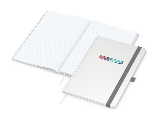 Notizbuch Vision-Book EXPRESS Kunstleder-Hardcover matt-farbig, DIN A4, Papierfarbe/Lineatur Hochweiß/Punktraster