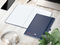 Notizbuch Vision-Book EXPRESS Kunstleder-Hardcover matt-farbig, DIN A4, Papierfarbe/Lineatur Hochweiß/Winkelkaro