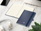 Notizbuch Vision-Book EXPRESS Kunstleder-Hardcover matt-farbig, DIN A5, Papierfarbe/Lineatur Cremefarben/Winkelkaro