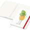 Notizbuch Match-Book RECYCLING Hardcover individuell bedruckt, DIN A4, Lineatur Punktraster, Einband-Material recyceltes Papier matt