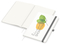 Notizbuch Match-Book RECYCLING Hardcover individuell bedruckt, DIN A4, Lineatur Punktraster, Einband-Material recyceltes Papier matt