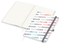 Notizbuch Match-Book RECYCLING Hardcover individuell bedruckt, DIN A4, Lineatur Punktraster, Einband-Material recyceltes Papier matt