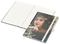 Notizbuch Match-Book RECYCLING Hardcover individuell bedruckt, DIN A4, Lineatur Winkelkaro, Einband-Material recyceltes Naturpapier
