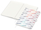 Notizbuch Match-Book RECYCLING Hardcover individuell bedruckt, DIN A4, Lineatur Winkelkaro, Einband-Material recyceltes Naturpapier