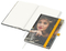 Notizbuch Match-Book RECYCLING Hardcover individuell bedruckt, DIN A5, Lineatur Punktraster, Einband-Material recyceltes Naturpapier