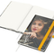 Notizbuch Match-Book RECYCLING Hardcover individuell bedruckt, DIN A5, Lineatur Punktraster, Einband-Material recyceltes Naturpapier