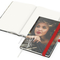 Notizbuch Match-Book RECYCLING Hardcover individuell bedruckt, DIN A5, Lineatur Punktraster, Einband-Material recyceltes Naturpapier