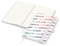 Notizbuch Match-Book RECYCLING Hardcover individuell bedruckt, DIN A5, Lineatur Punktraster, Einband-Material recyceltes Naturpapier