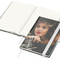 Notizbuch Match-Book RECYCLING Hardcover individuell bedruckt, DIN A5, Lineatur Punktraster, Einband-Material recyceltes Naturpapier