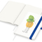 Notizbuch Match-Book RECYCLING Hardcover individuell bedruckt, DIN A5, Lineatur Punktraster, Einband-Material recyceltes Papier matt