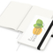 Notizbuch Match-Book RECYCLING Hardcover individuell bedruckt, DIN A5, Lineatur Punktraster, Einband-Material recyceltes Papier matt