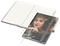 Notizbuch Match-Book RECYCLING Hardcover individuell bedruckt, DIN A5, Lineatur Winkelkaro, Einband-Material recyceltes Naturpapier