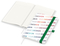 Notizbuch Match-Book RECYCLING Hardcover individuell bedruckt, DIN A5, Lineatur Winkelkaro, Einband-Material recyceltes Papier matt