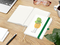 Notizbuch Match-Book RECYCLING Hardcover individuell bedruckt, DIN A5, Lineatur Winkelkaro, Einband-Material recyceltes Papier matt
