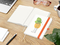 Notizbuch Match-Book RECYCLING Hardcover individuell bedruckt, DIN A5, Lineatur Winkelkaro, Einband-Material recyceltes Papier matt