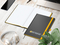 Notizbuch Hardcover Color-Book Ausstattung farbig, DIN A4, Lineatur Punktraster, Siebdruck-Digital inkl.