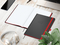 Notizbuch Hardcover Color-Book Ausstattung farbig, DIN A4, Lineatur Punktraster, Blindprägung inkl.