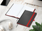 Notizbuch Hardcover Color-Book Ausstattung farbig, DIN A5, Lineatur Punktraster, Blindprägung inkl.