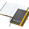 Notizbuch Hardcover Color-Book Ausstattung farbig, DIN A5, Lineatur Winkelkaro, Siebdruck-Digital inkl.