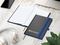 Notizbuch Hardcover Color-Book Ausstattung farbig, DIN A5, Lineatur Winkelkaro, Siebdruck-Digital inkl.