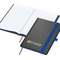 Notizbuch Hardcover Color-Book Ausstattung farbig, DIN A5, Lineatur Winkelkaro, Siebdruck-Digital inkl.
