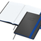 Notizbuch Hardcover Color-Book Ausstattung farbig, DIN A5, Lineatur Winkelkaro, Blindprägung inkl.