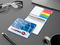 Haftnotiz-Set Amsterdam A White Bookcover mit Mini-Kugelschreiber