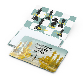 Haftnotizblock Multi-Card Format klein Umschlag mikroperforiert, Haftzettel-Gestaltung weiß, Umschlag-Oberfläche glänzend