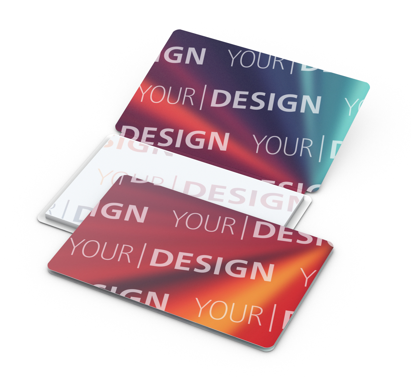 Haftnotizblock Multi-Card Format klein Umschlag mikroperforiert, Haftzettel-Gestaltung individuell, Umschlag-Oberfläche matt