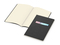 Notizbuch Copy-Book Seiten cremefarben Naturkarton-Softcover farbig, DIN A5, Lineatur Punktraster, Siebdruck-Digital inkl.