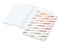 Notizbuch Flexx-Book Umfang groß Karton-Softcover individuell bedruckt, DIN A4, Lineatur Punktraster, Einband-Material Naturkarton